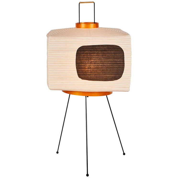 レア 貴重 3灯 vintage akari isamu noguchi Early Isamu Noguchi Akari Light Sculpture, Model 3X Table