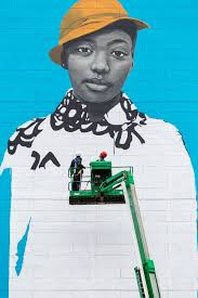 Untitled work-in-progress by Amy Sherald