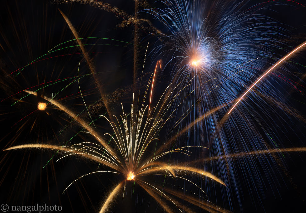 Old Town Alexandria, Virginia; fireworks