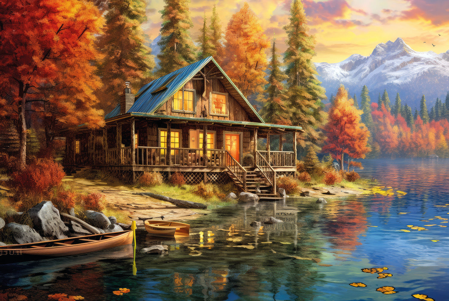 100-453 Cabin by Lake