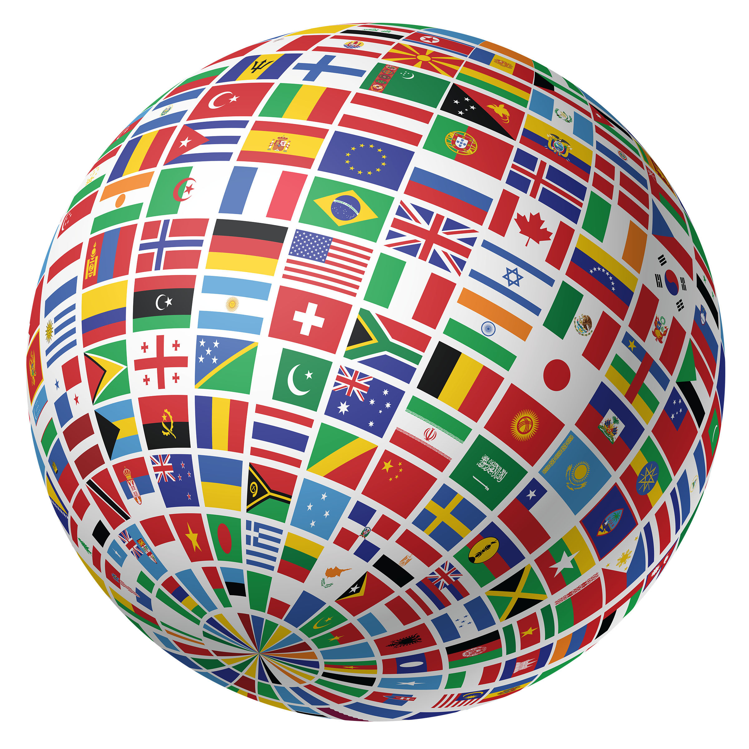 R50-009 Flags Globe