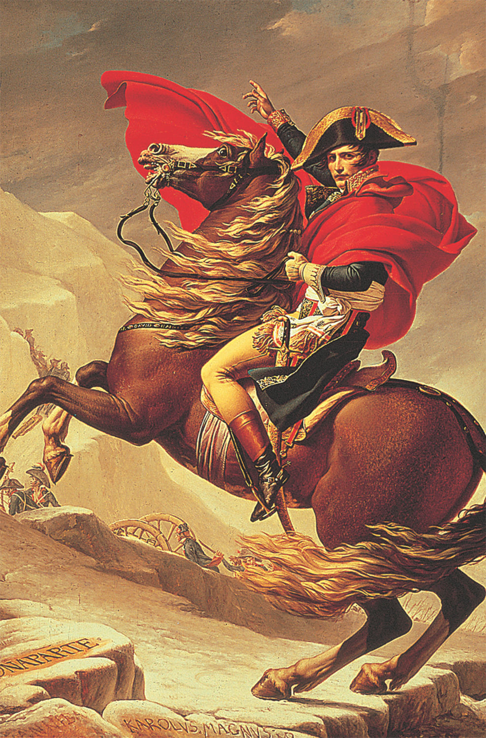 100-007 Napoleon Crossing the Alps