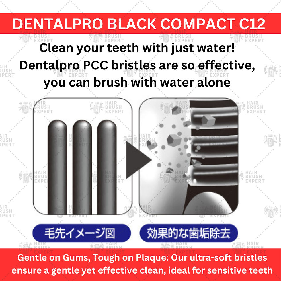 Thumbnail: Dentalpro Japan Black Compact C12 Toothbrush