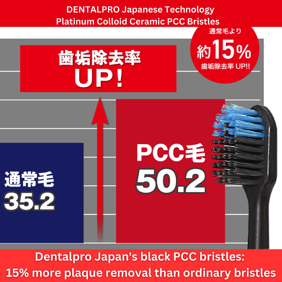 Thumbnail: Dentalpro Japan Black Dia Compact DC12 Bundle Toothbrush