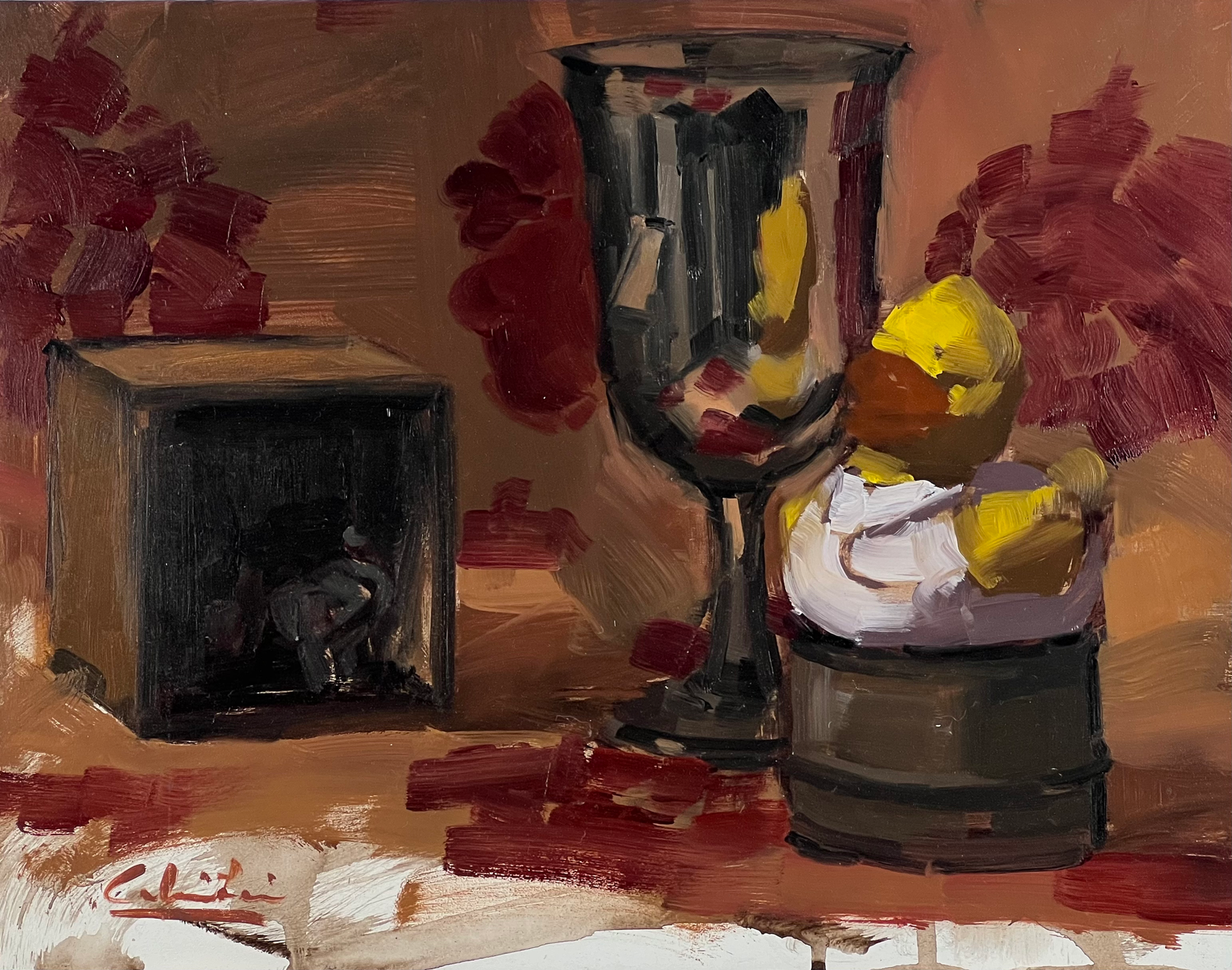 Still Life Study with Duck