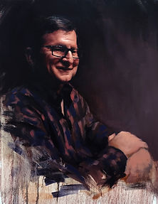 Professional artist, Calvin Lai, is a commission portrait artist who creates high quality oil paintings