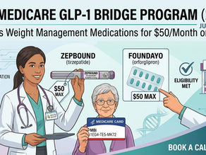 Medicare GLP-1 Bridge Program 2026 — Zepbound and Foundayo coverage for $50/month for eligible Medicare Part D patients