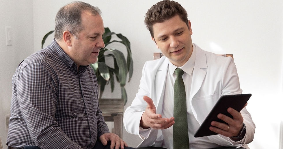 Dr. Jeffrey Shukhman internal medicine physician
at White Olive Direct Personalized Care reviewing
NAD supplement research