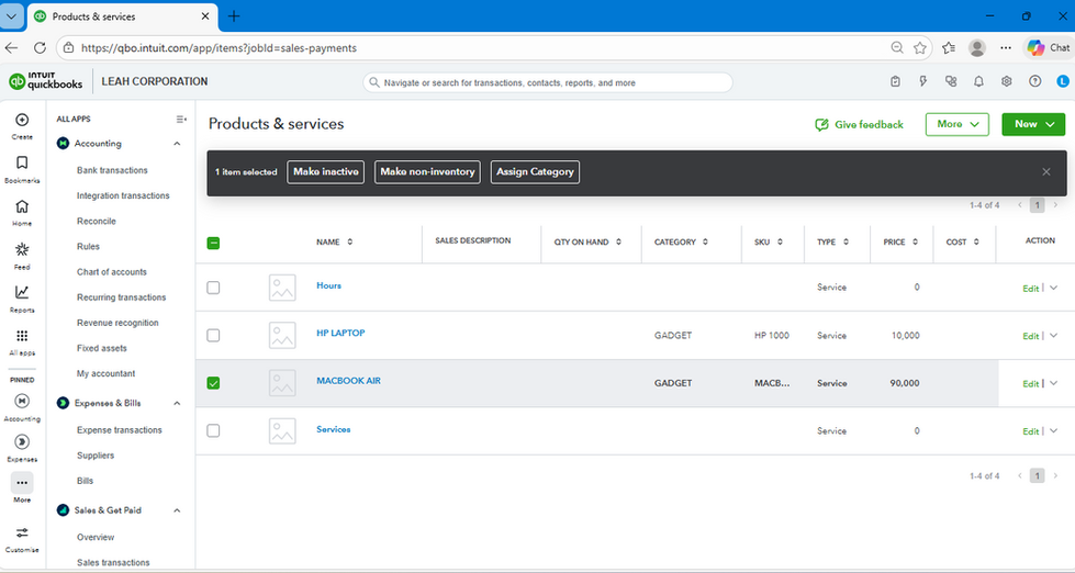 ASSIGNMENT - ADD PRODUCT