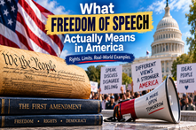 What Freedom of Speech Actually Means in America