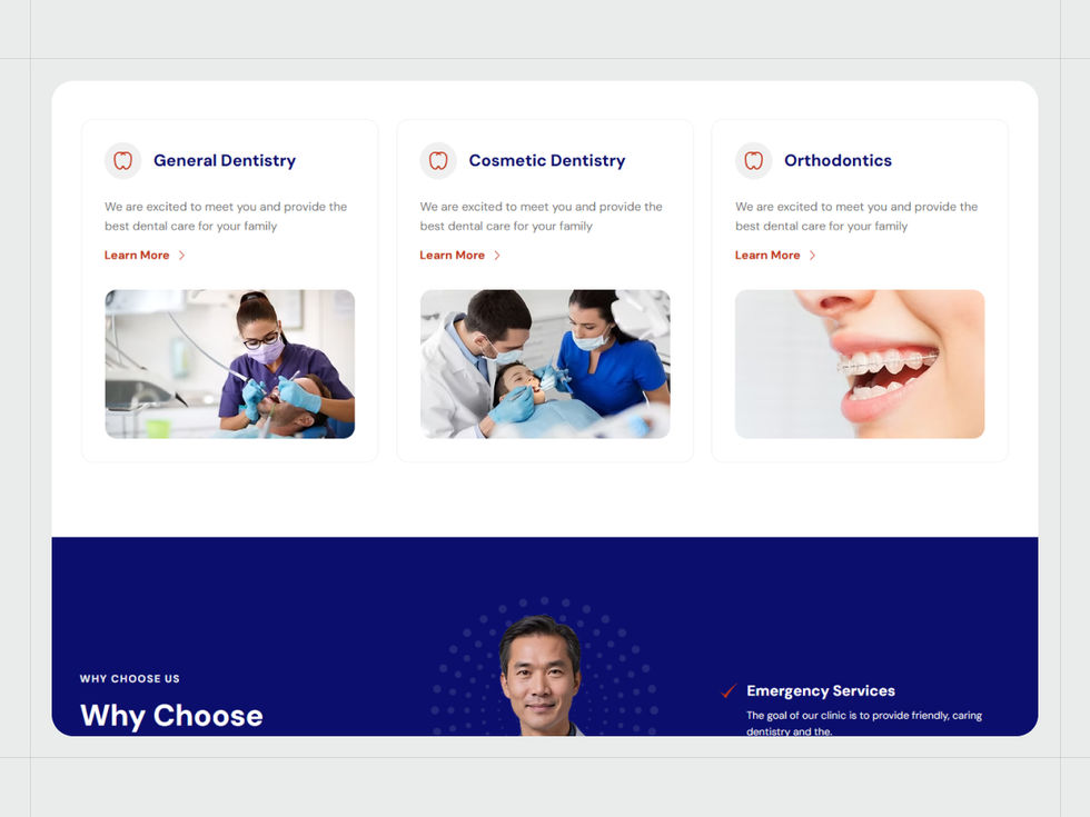 Dentistry - Dental Clinic Website Template 4