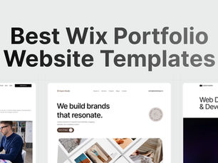 best wix studio portfolio website templates