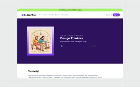 Podcastflow - Podcast Theme 4
