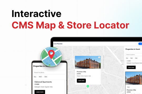 CMS Map & Store Locator banner