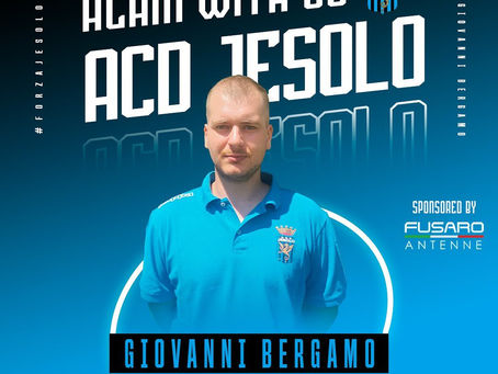 PREPARATORE ATLETICO PER L'ATTIVITA' AGONISTICA: CONFERMATO GIOVANNI BERGAMO!