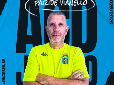 PRIMA SQUADRA: IL NUOVO MISTER SARÁ PARIDE VIANELLO!