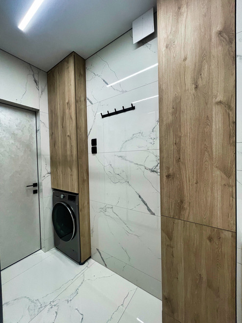 Tiling details showing professional grout application