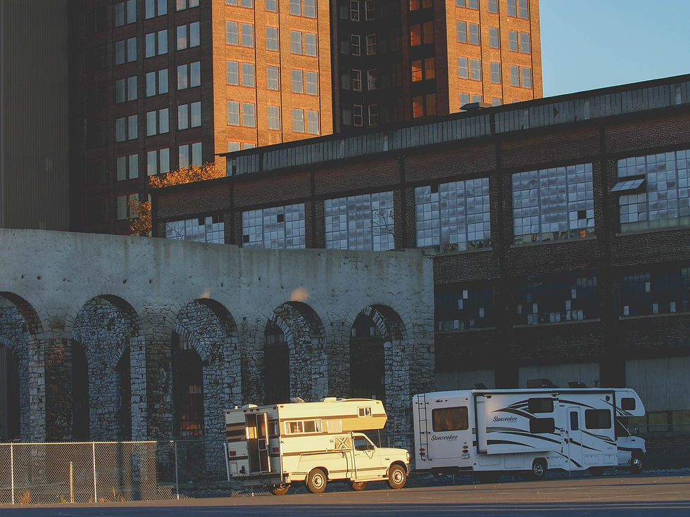 Boon-docking at the Bethlehem Steel Stacks