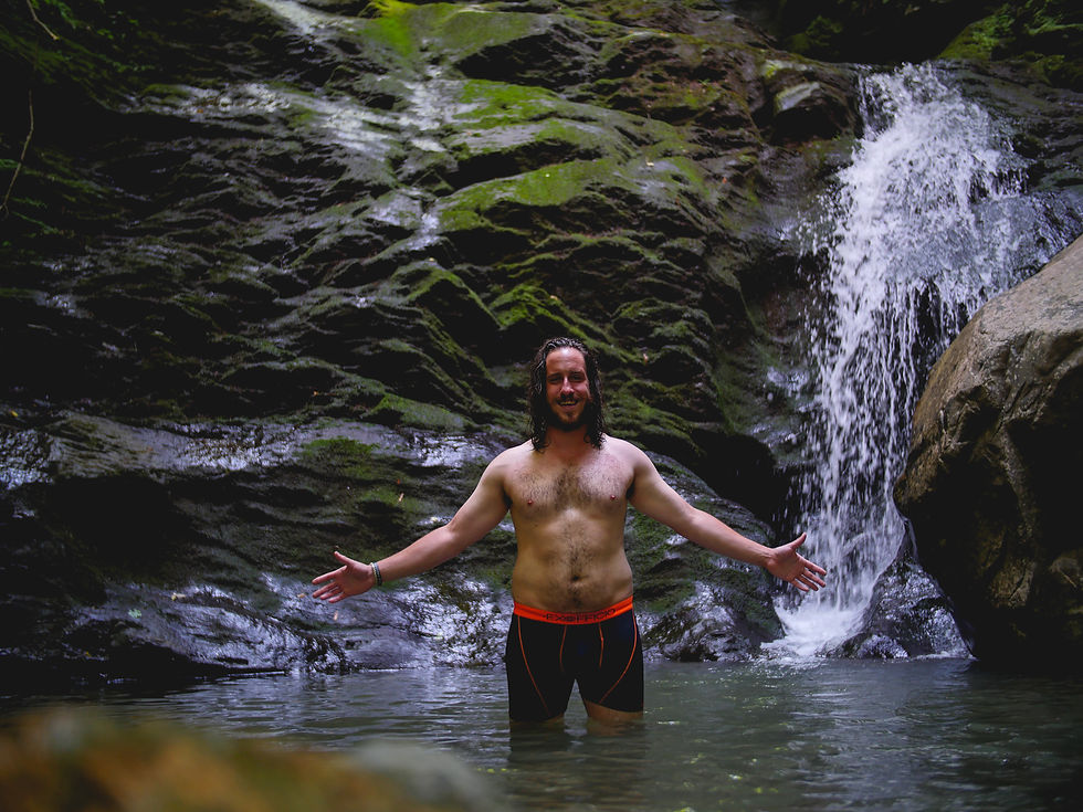Director Denton at Cascade Falls