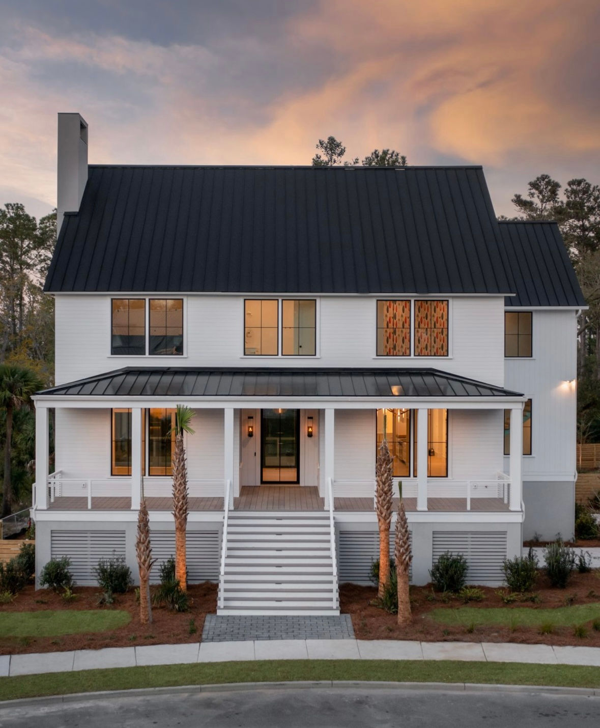 Black Metal Standing Seam