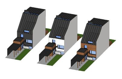 studie pro rekonstrukci rodinného domu, rekonstrukce rodinného domu, rekonstrukce řadového domu, studie rodinného domu