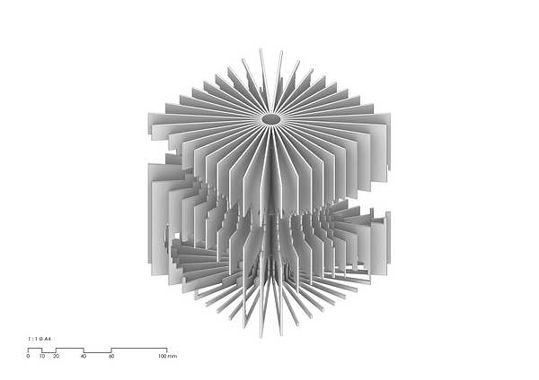 Radial Waffle Structure