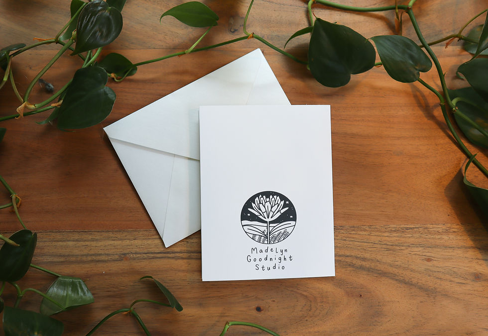 Thumbnail: Blue First American Vase Greeting Card