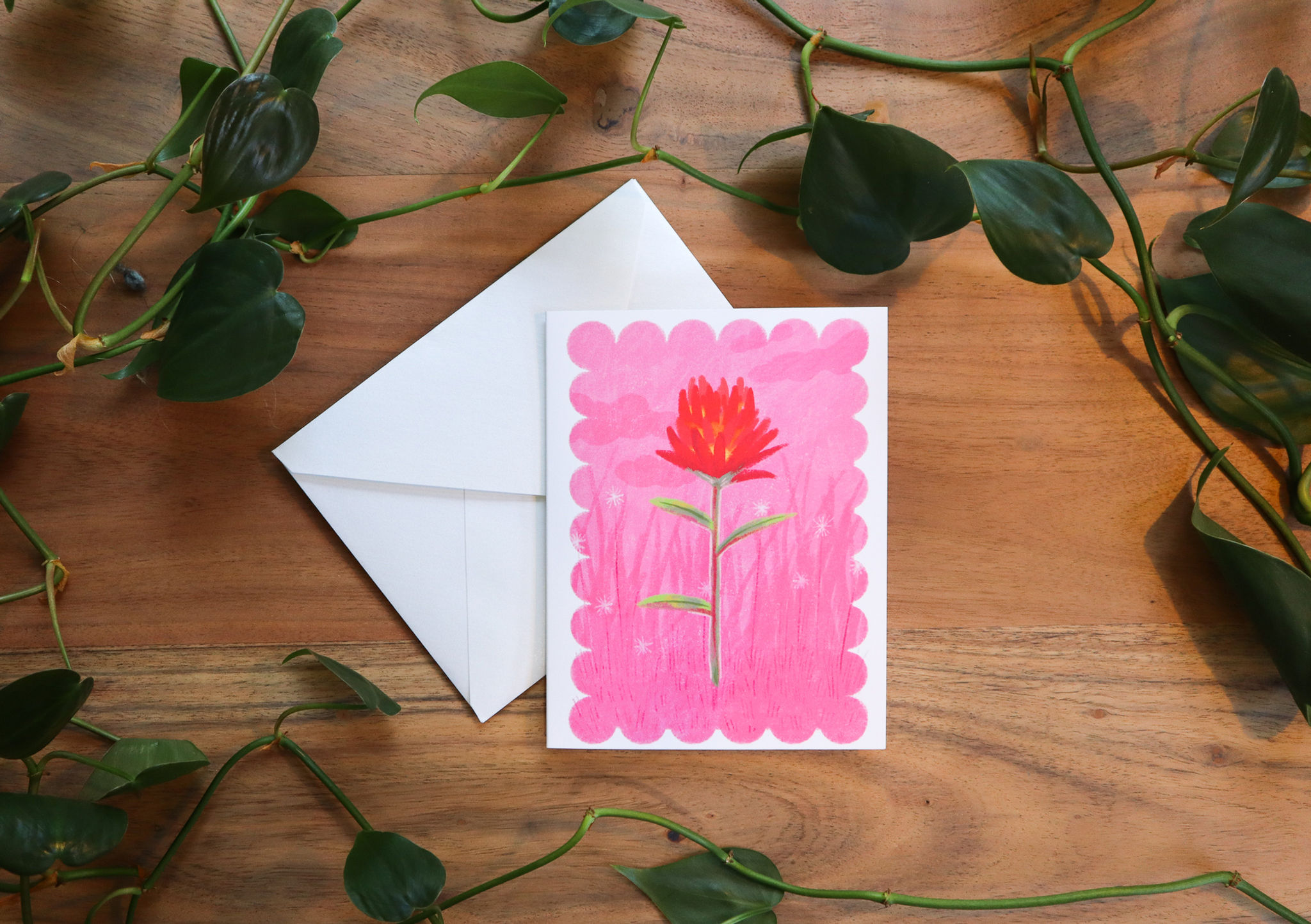 Prairie Fire Greeting Card