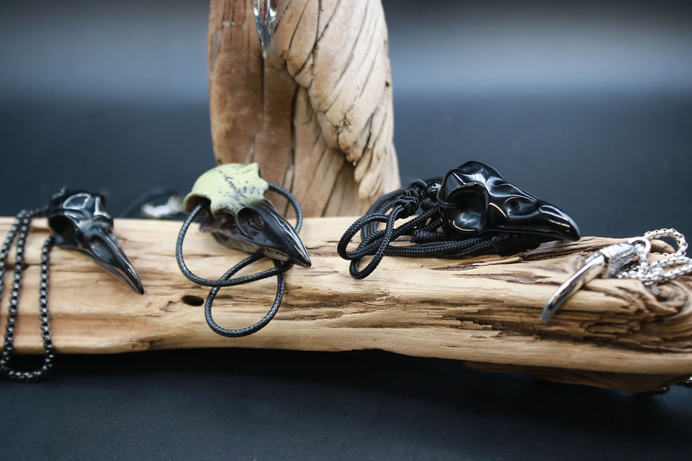 Thumbnail: RRS Crow Head Pendants