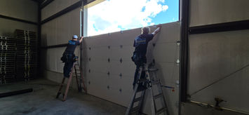 New garage door install