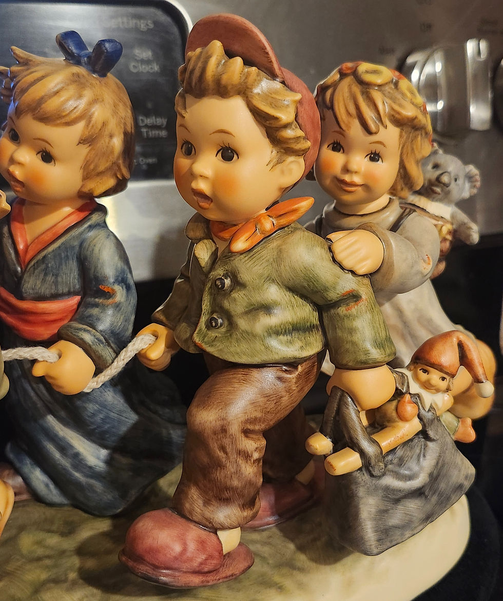 Thumbnail: Hummel # 1440 "Worldwide Wanderers" Millennium HUM 2000 Limited Edition Figurine
