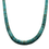 Thumbnail: Native American Navajo Graduated Bead Disc Turquoise & Sterling Necklace