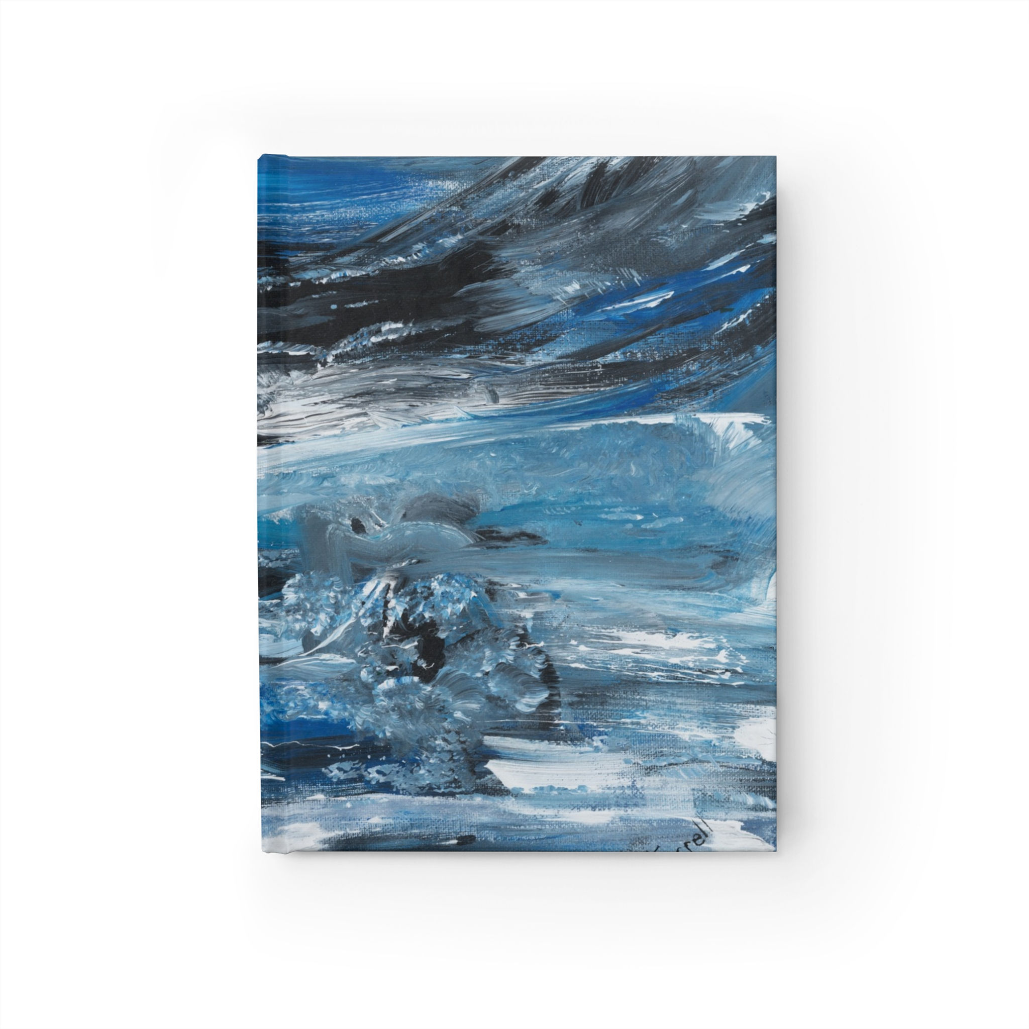 "Glacial Lake" — Ruled Lined Notebook
