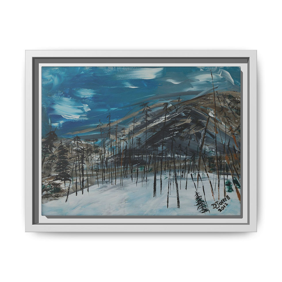 Thumbnail: "Mt. Stanley" - Framed Matte Canvas Wall Art