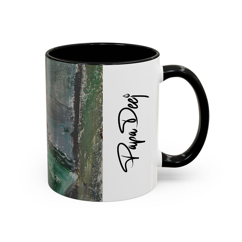 Thumbnail: "Flowers on the Window Sill Ireland" – Artistic Ceramic Mug (11/15oz)