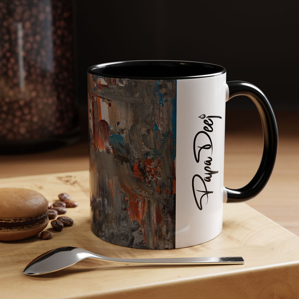 Thumbnail: "Abstract 1" – Artistic Ceramic Mug (11/15oz)