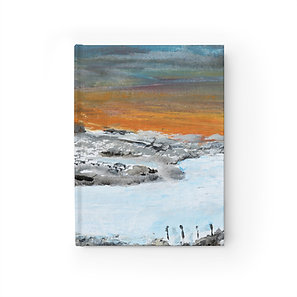 "Frame Lake Sunset Yellowknife" — Ruled Lined Notebook