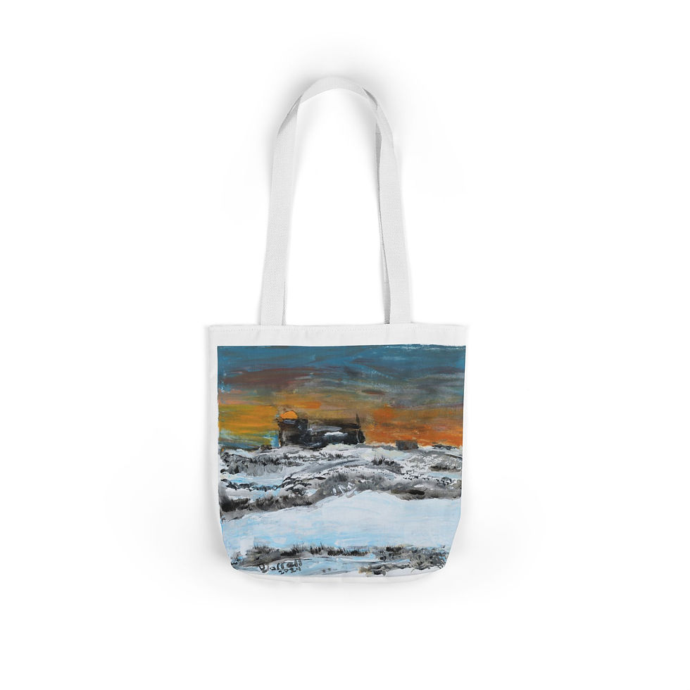 Thumbnail: "Frame Lake Sunset Yellowknife" — Urban Art Grocery & Everyday Tote Bag