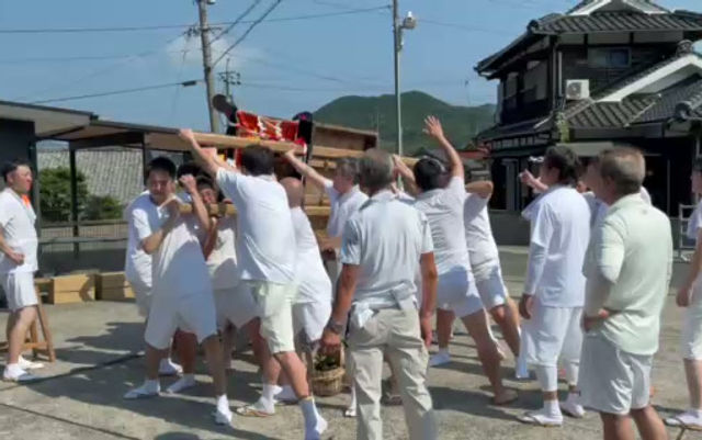 田頭御神幸祭　豊原地区　8月2日