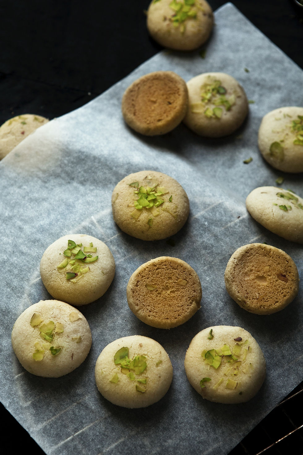 Prepared Tachini Cookies