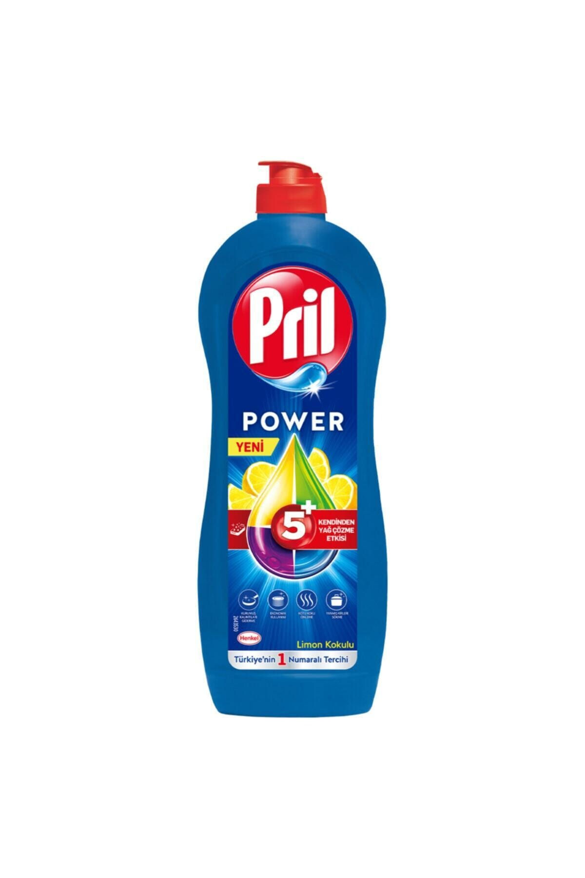 Pril Power Bulaşık Deterjanı Limon 675 ml