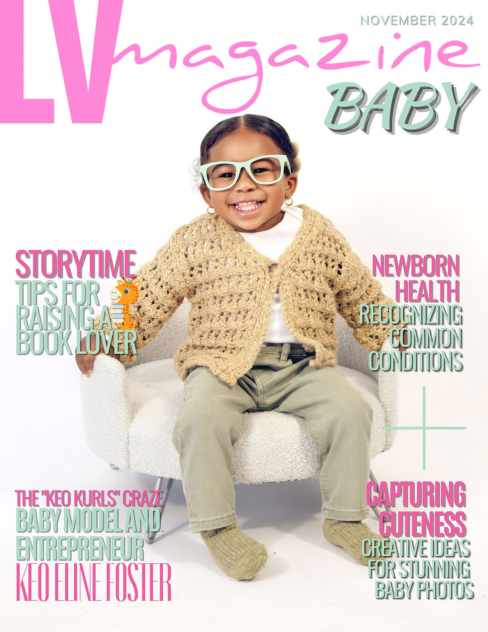 LV Magazine Baby Cover Keo