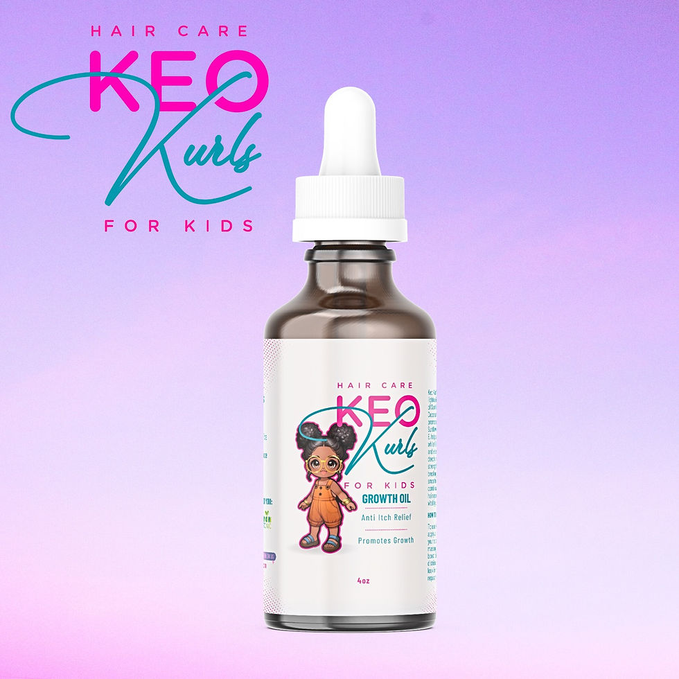 Keo Hair oil Purple Background