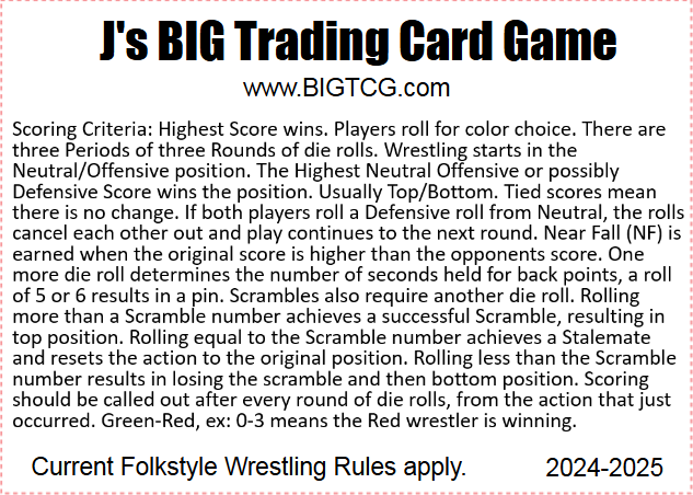 J's BIG TCG Rules Card