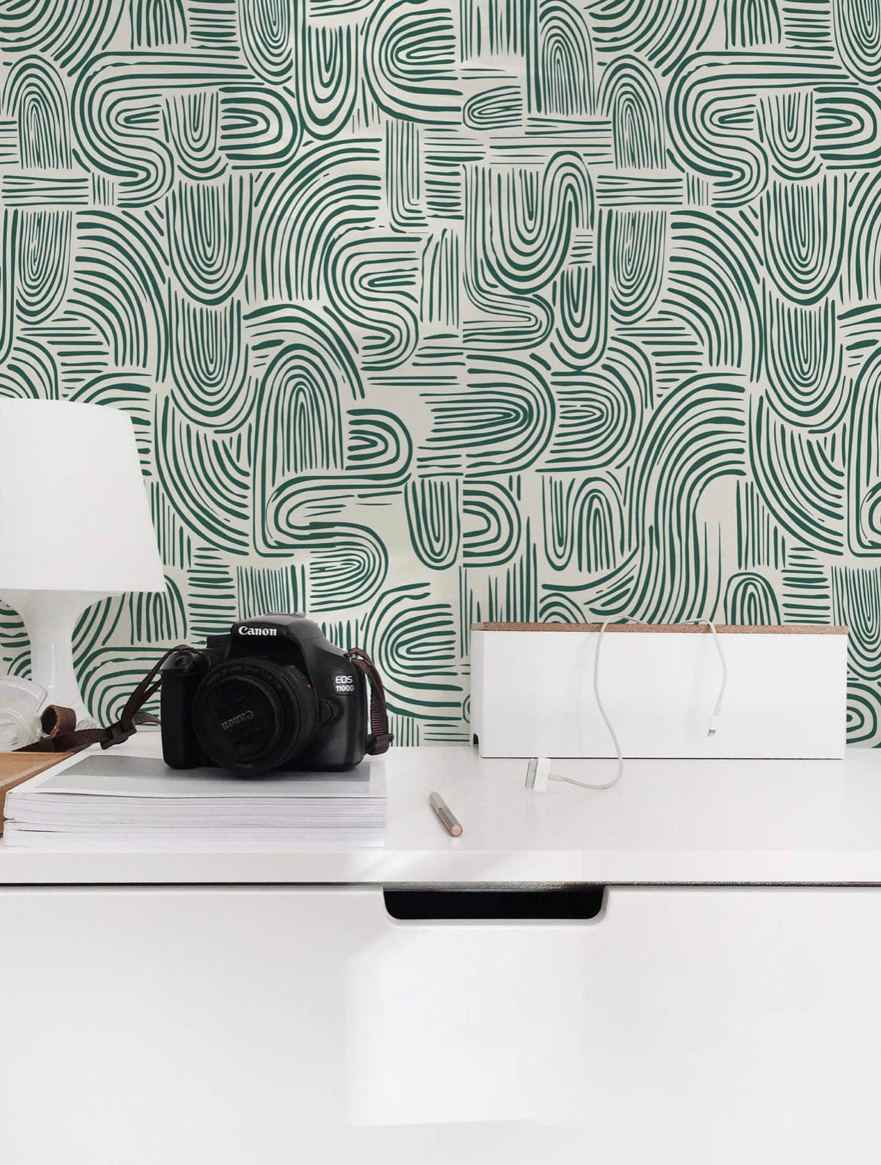 Swell Abstract Peel and Stick Wallpaper