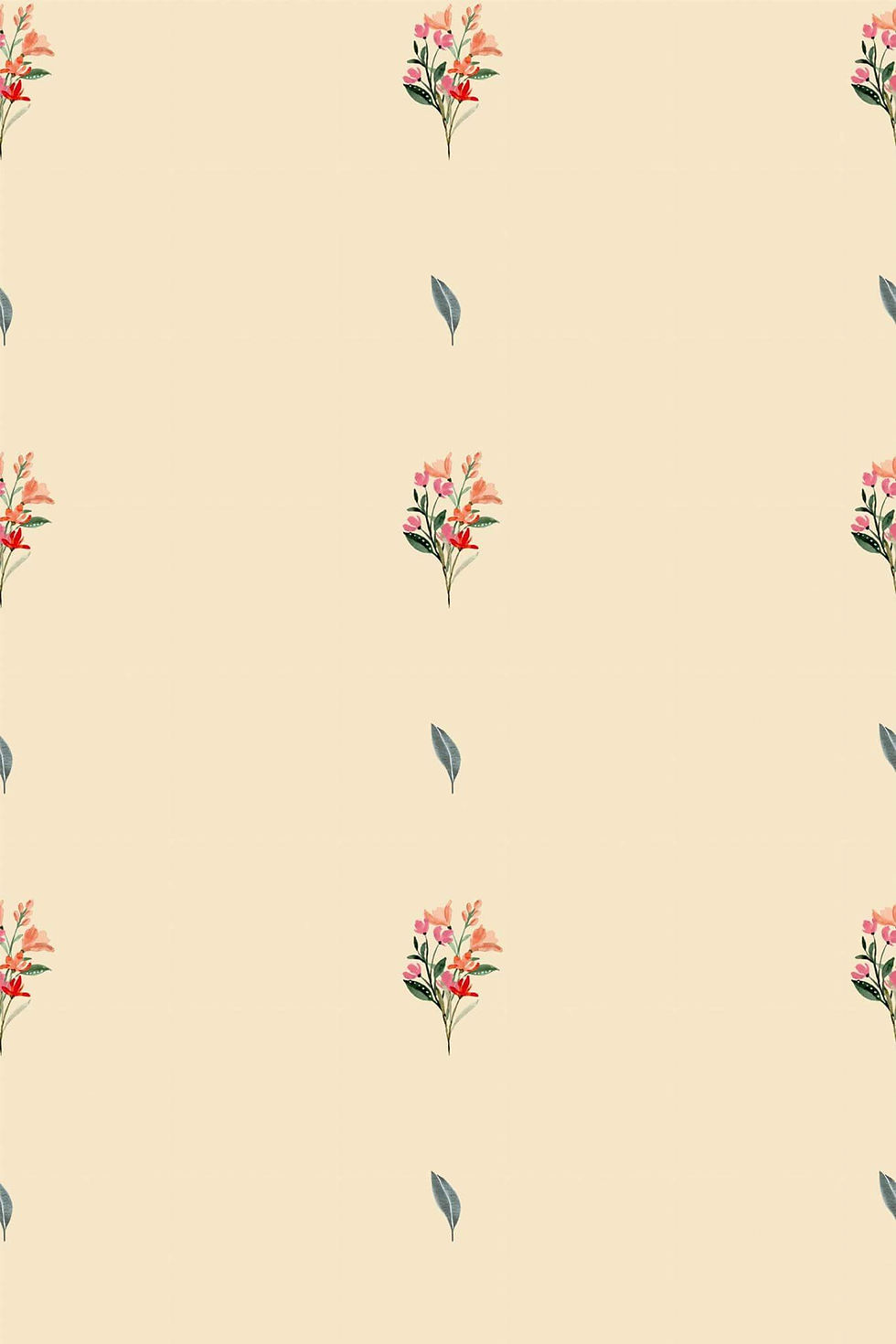 Thumbnail: Petit Floral Peel and Stick Wallpaper