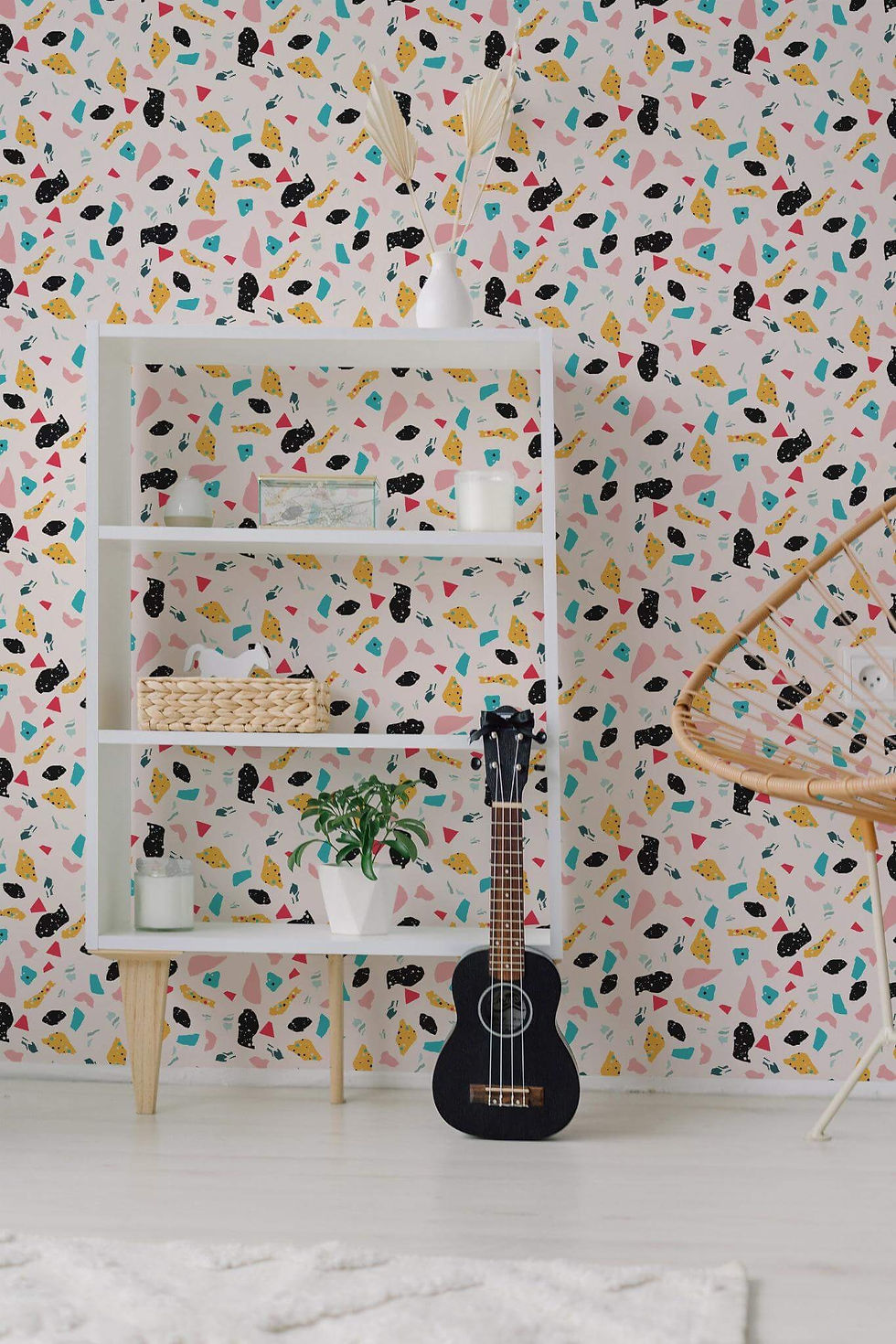 Bold Terrazzo Wallpaper