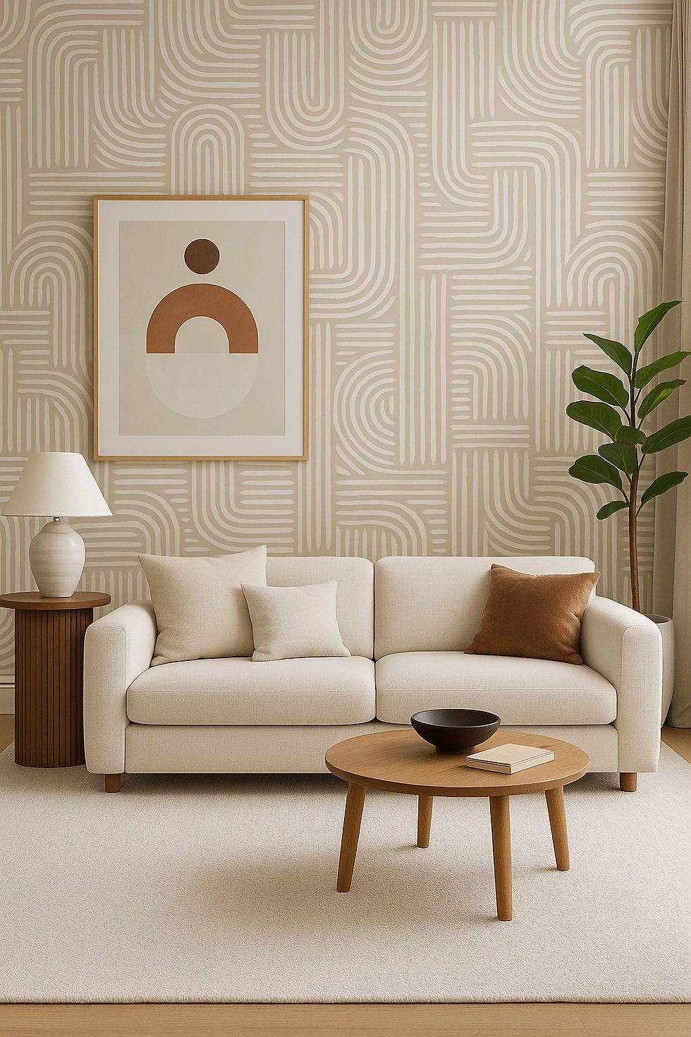 Modernist Arches Peel and Stick Wallpaper