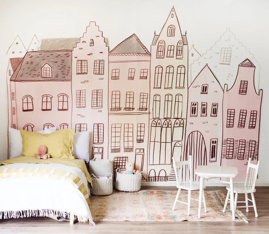buildings and houses wallpaper for kids