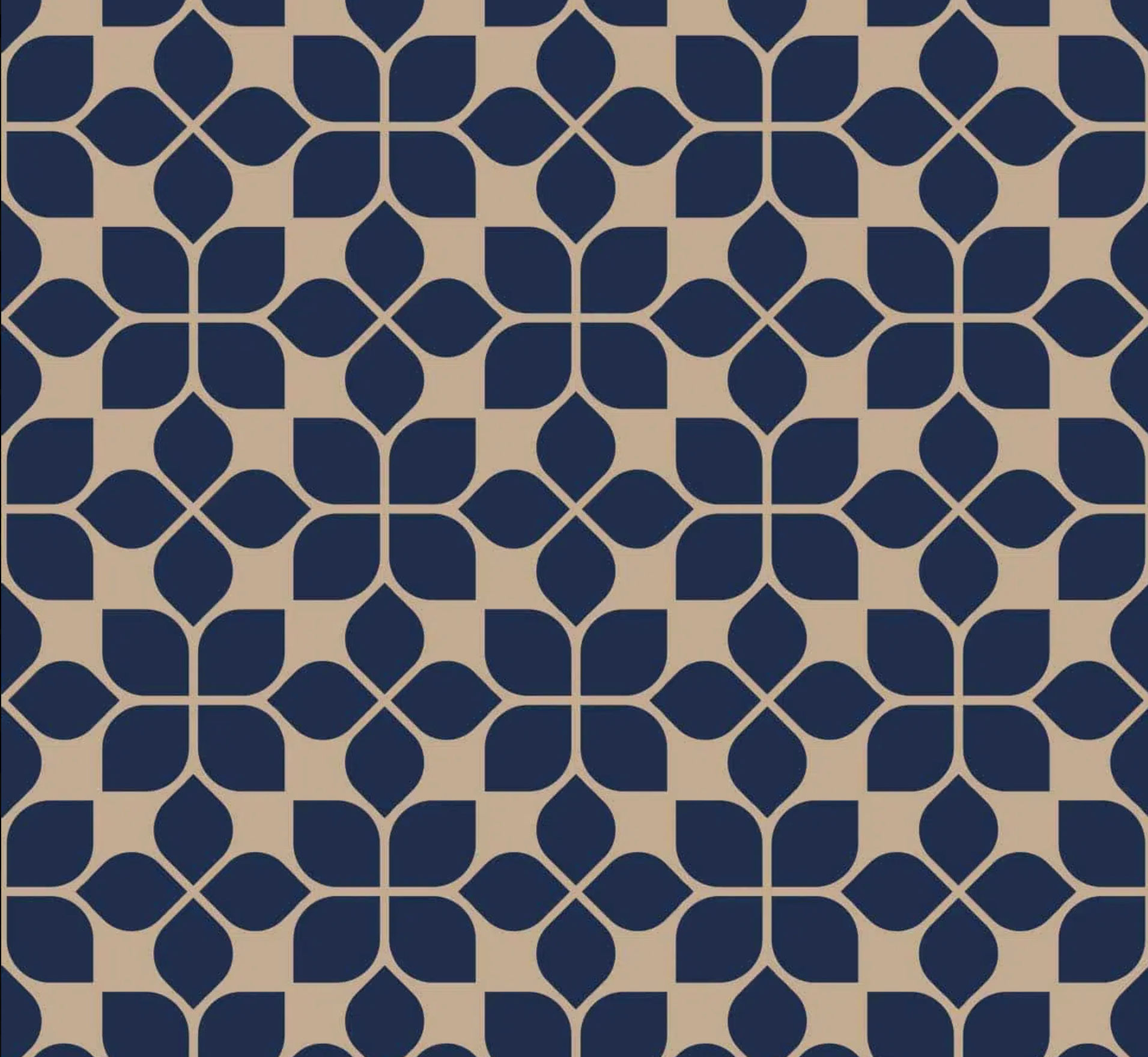 Floral Geometric Peel and Stick Wallpaper